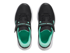 Tenis Under Armour GPS Pursuit 4 Negro y Azul para Niña