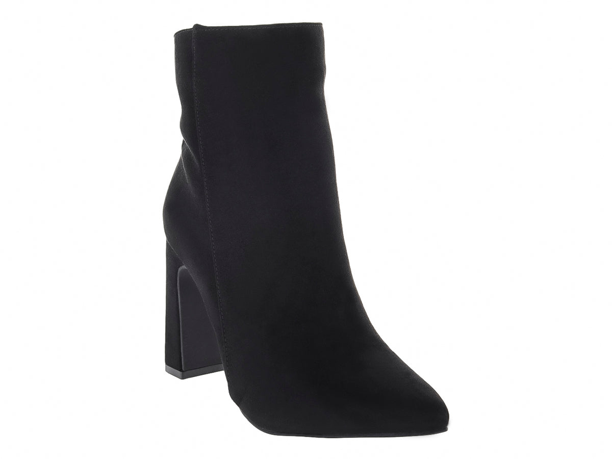 Botines Roze de Gamuza Negro para Mujer