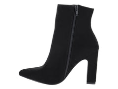 Botines Roze de Gamuza Negro para Mujer