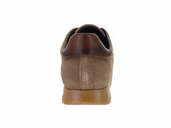 Zapato Vertical de Gamuza Café para Hombre