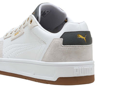 Tenis PUMA Court Classic Lux SD Blanco y Gris para Hombre