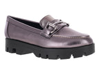 Mocasines Clinton Metalizados Color Inox para Mujer
