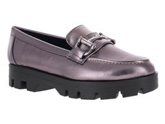 Mocasines Clinton Metalizados Color Inox para Mujer