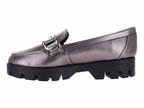 Mocasines Clinton Metalizados Color Inox para Mujer