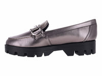 Mocasines Clinton Metalizados Color Inox para Mujer