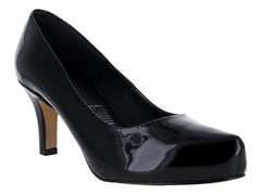 Zapatillas EFE de Charol Negro para Mujer