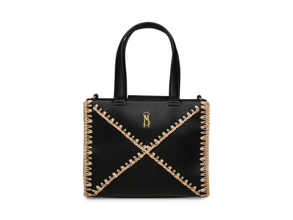 Bolso Steve Madden Baris Negro y Dorado para Mujer