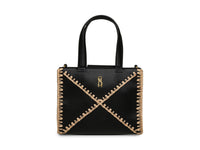 Bolso Steve Madden Baris Negro y Dorado para Mujer