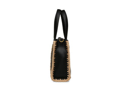 Bolso Steve Madden Baris Negro y Dorado para Mujer