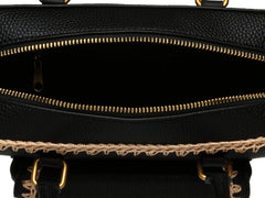 Bolso de Hombro Steve Madden Bdove Negro y Dorado para Mujer