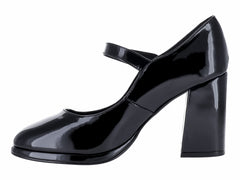 Zapatillas de Charol Negro Stefania para Mujer