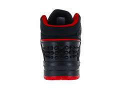 Botines Deportivos Clasben Negro y Rojo para Hombre