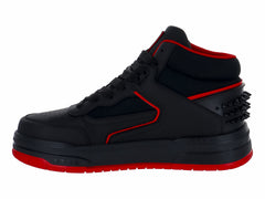 Botines Deportivos Clasben Negro y Rojo para Hombre