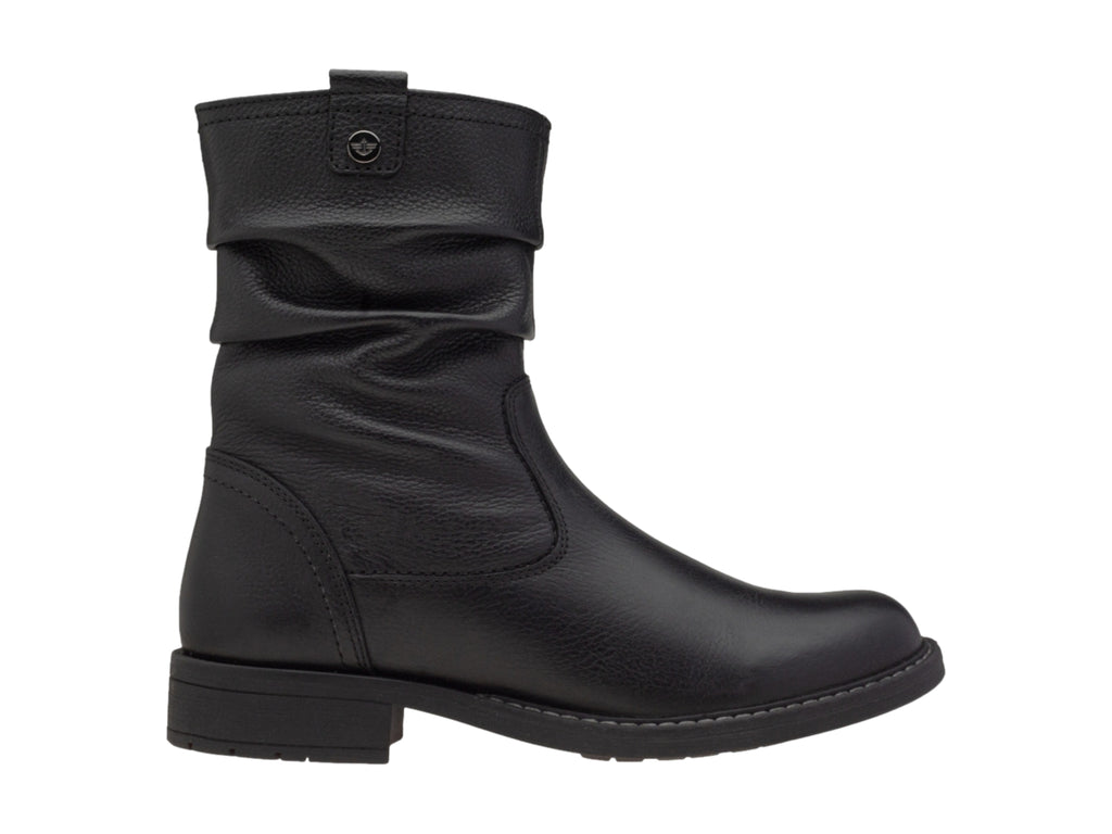 Botas Dockers Bota Negra Dama 122531 Para Mujer