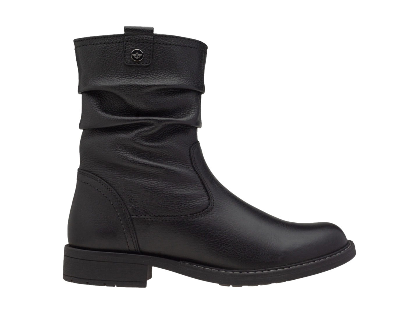 Botas Dockers Bota Negra Dama 122531 Para Mujer