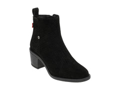 Botines Levi's Negro Texturizado para Mujer