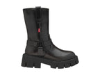 Botas Levis (Pu) Bota Negra Dama 122512 Para Mujer