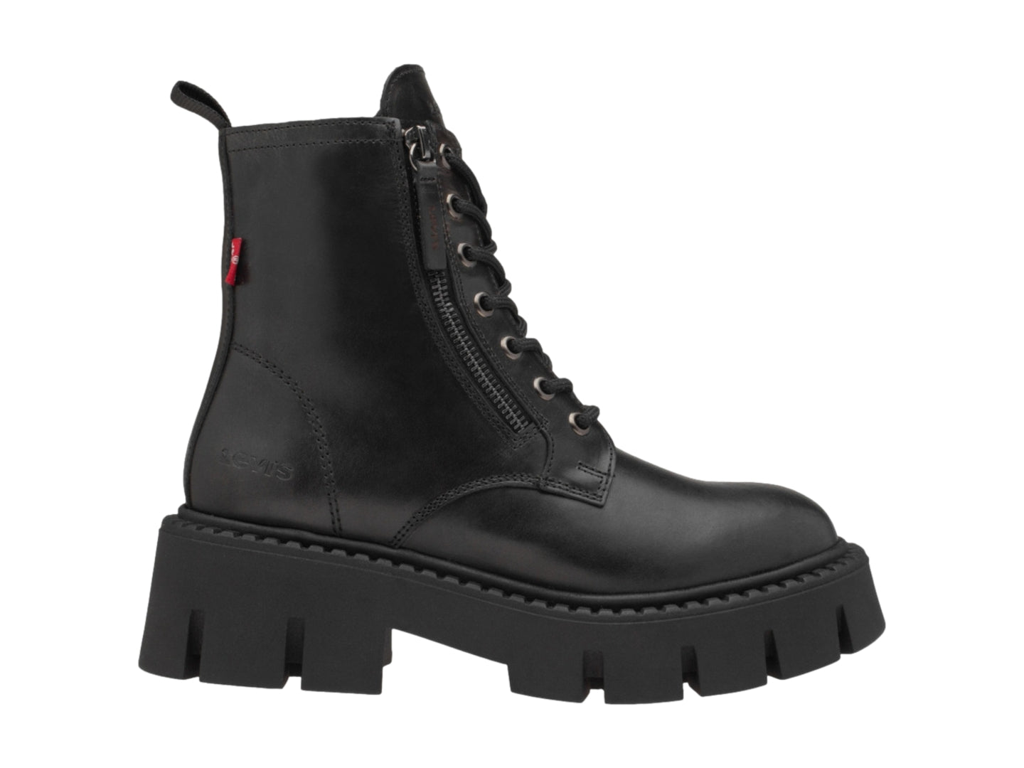 Botas Levis (Pu) Bota Negra Dama 122512 Para Mujer