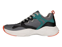 Tenis Charly Oxford Gris y Negro para Hombre