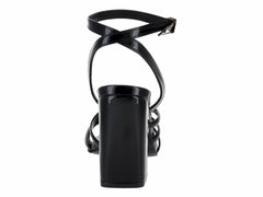 Sandalias Clasben Negro Charol para Mujer