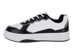 Tenis Clasben Praga Blanco Negro para Mujer