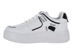 Tenis Clasben Blanco Negro para Mujer