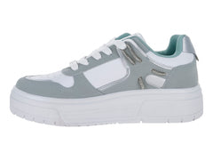 Tenis Clasben Mikono Blanco Verde para Mujer