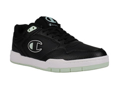 Tenis Champion Arena Lo Negro con Menta para Mujer