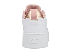 Tenis Champion Lore Platform Blanco y Oro Rosa para Mujer