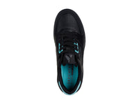 Tenis Skechers One Court Negro con Turquesa para Mujer