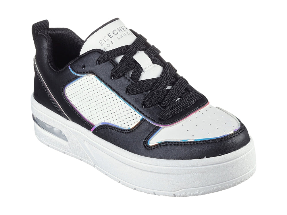 Tenis Skechers Court Hi-Air Negro para Niña