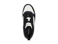 Tenis Skechers Court Hi-Air Negro para Niña