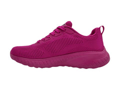 Tenis Skechers BOBS Squad Chaos Color Fucsia para Mujer