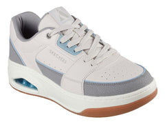 Tenis Skechers One Court Beige y Gris para Hombre