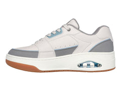 Tenis Skechers One Court Beige y Gris para Hombre
