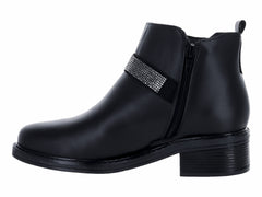 Botines Luna Rosa Diva Negro para Mujer