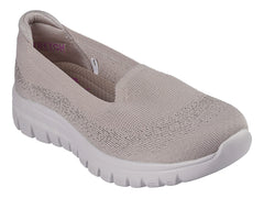 Tenis Skechers Graceful Beige para Mujer
