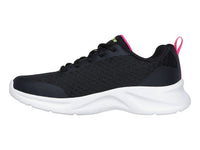 Tenis Skechers Dynamatic Negro y Fucsia para Niña