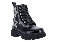 Botines de Charol Negro Miroslava para Niña