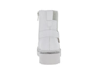 Botas Miroslava Blanco y Plata para Niña