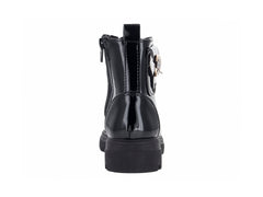 Botines Miroslava Negro Charol para Niña