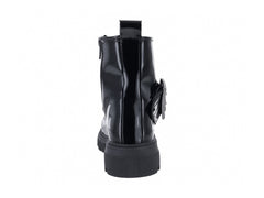 Botas Miroslava de Charol Negro para Niña