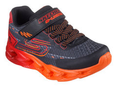 Tenis Skechers Vortex 2.0 Negro y Rojo para Niño