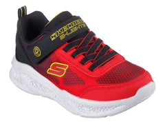 Tenis Skechers Meteor-Lights Rojo y Negro para Niño