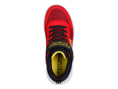 Tenis Skechers Meteor-Lights Rojo y Negro para Niño