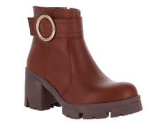 Botines Luna Rosa Diva Color Nuez para Mujer