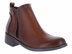 Botines Luna Rosa Diva Color Tan para Mujer