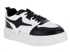 Tenis Boullevard Yanis Blanco y Negro para Mujer