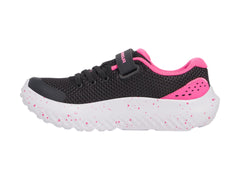 Tenis Under Armour GPS Surge 4 Negro con Rosa para Niña