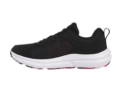Tenis Under Armour Charged Assert 10 Negro y Rosa para Mujer